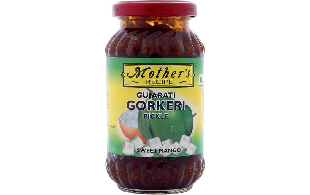 Mother's Recipe Gujarati Gorkeri Pickle  Glass Jar  350 grams